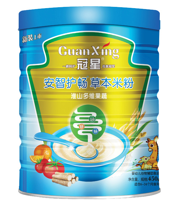 冠星淮山多維果蔬益生菌450克聽裝