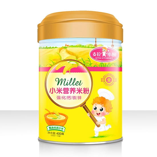 麥拉小廚-小米營養(yǎng)米粉罐裝-強化鈣鐵鋅