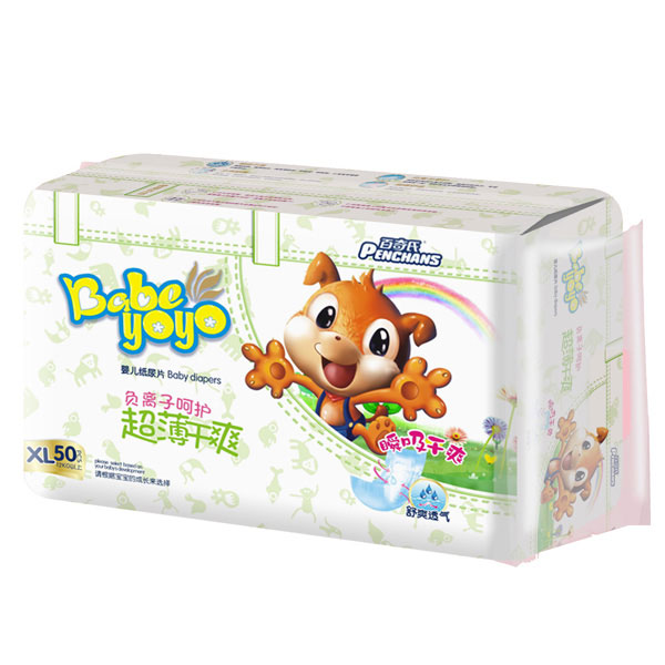 百奇氏超薄干爽尿片XL50