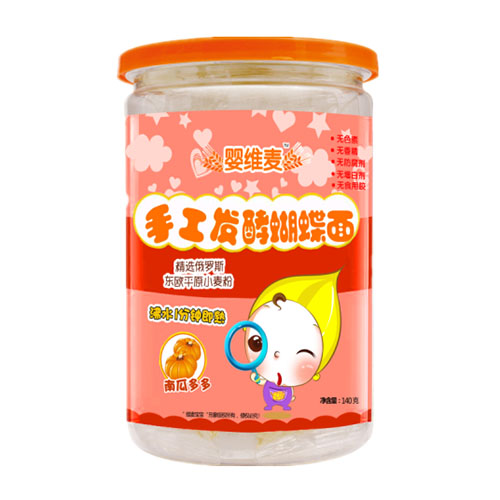 嬰維麥手工發(fā)酵蝴蝶面南瓜