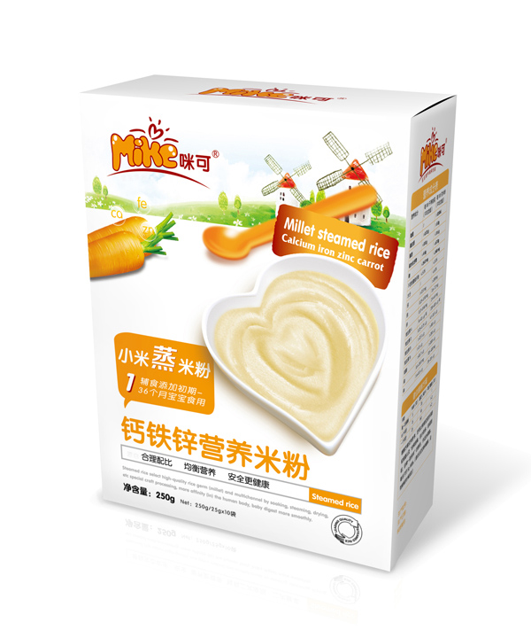 小米蒸-鈣鐵鋅營養(yǎng)米粉盒