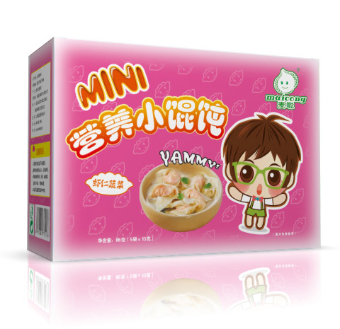 麥聰營(yíng)養(yǎng)小餛飩蝦仁蔬菜1