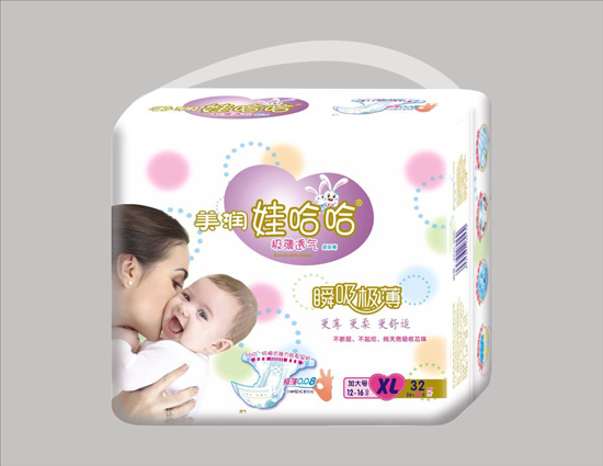 美潤(rùn)娃哈哈瞬吸極薄紙尿褲XL碼32片