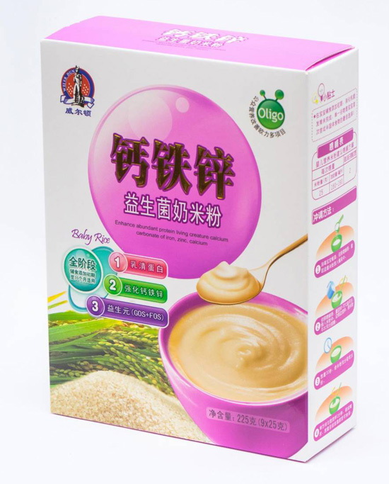 威爾頓225G鈣鐵鋅益生菌奶米粉