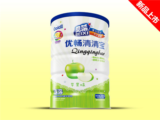 貝希速溶清清寶鐵聽-優(yōu)暢(蘋果味)