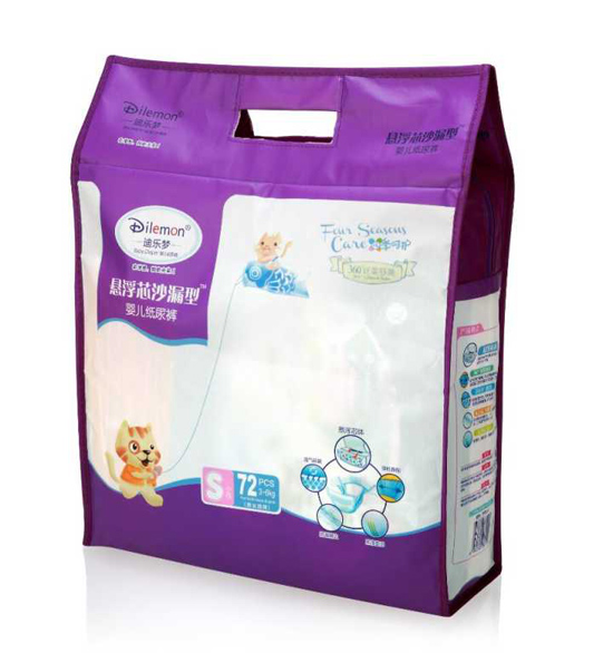 迪樂(lè)夢(mèng)懸浮芯大環(huán)腰紙尿褲S碼72片