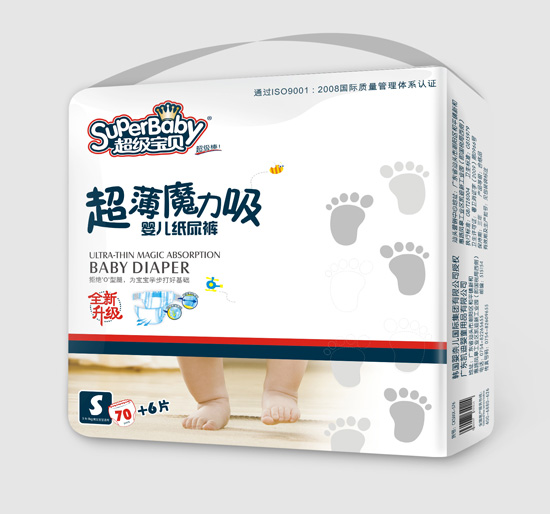 超級(jí)寶貝超級(jí)魔力吸紙尿褲