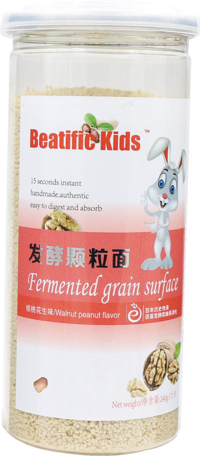 核桃花生味發(fā)酵顆粒面