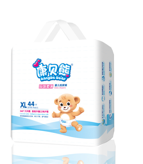 康貝熊瞬吸柔薄紙尿褲XL碼44片