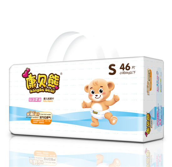 康貝熊瞬吸柔薄紙尿片S碼46片