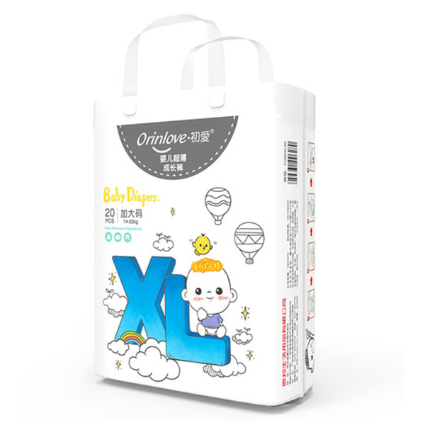 初愛嬰兒超薄成長褲XL20片