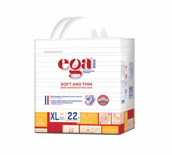 嬰姿雅柔薄干爽嬰兒紙尿褲小包XL22片(紅)