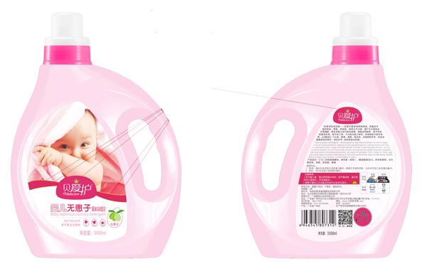貝愛(ài)護(hù)嬰兒無(wú)患子洗衣液3008ml