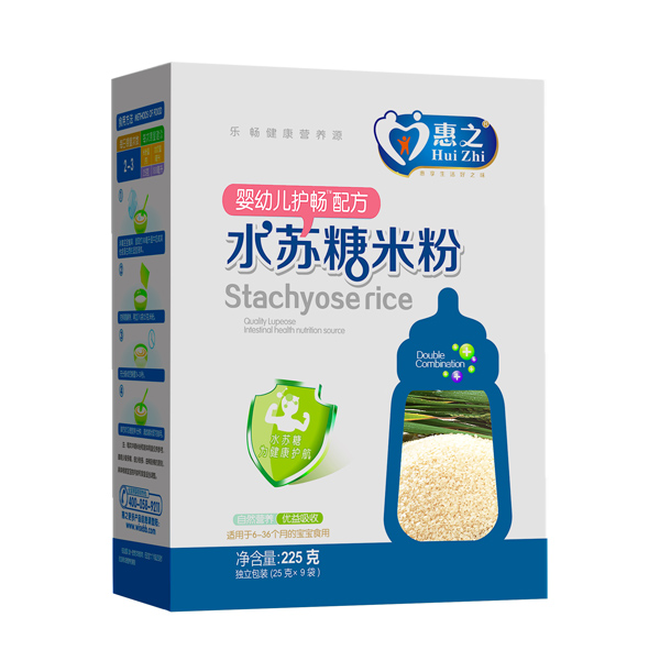 惠之?huà)雰鹤o(hù)腸水蘇糖米粉盒裝