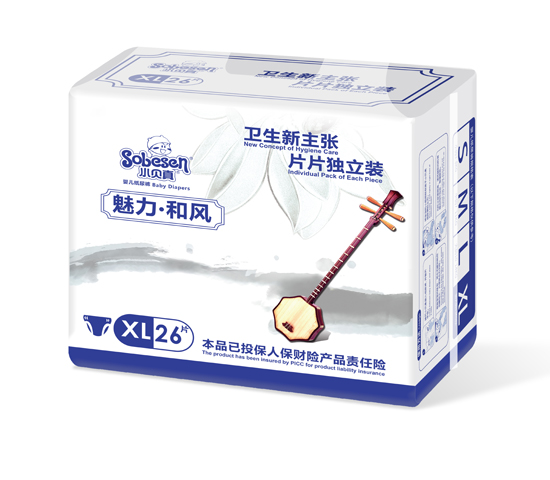 小貝真魅力和風嬰兒紙尿褲XL碼26片