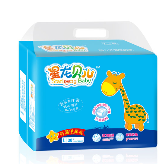 星龍貝兒纖薄紙尿褲L30片