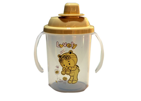 淞泰專(zhuān)柜正品 彈跳吸水杯 兒童飲水杯配有吸管