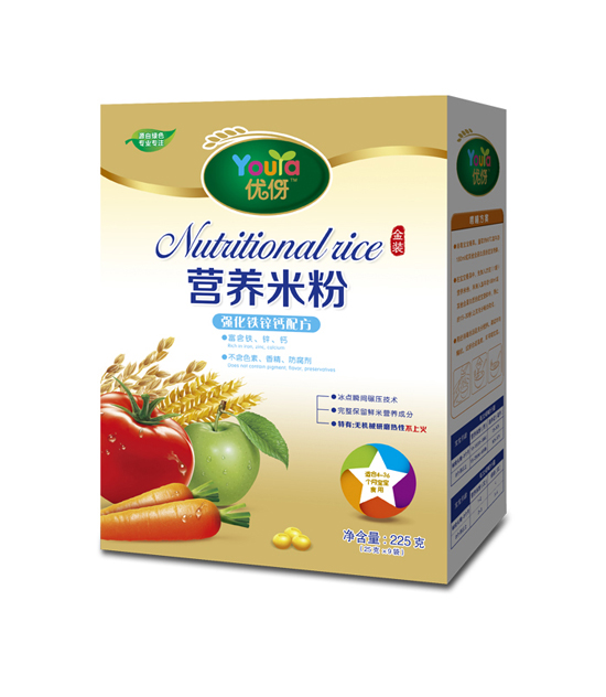 優(yōu)伢強(qiáng)化鐵鋅鈣營(yíng)養(yǎng)米粉