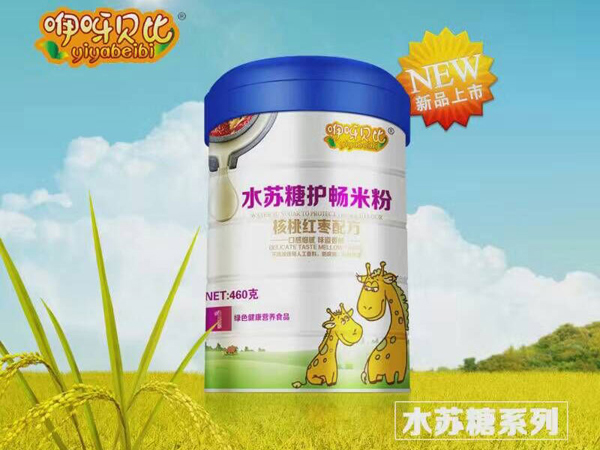 咿呀貝比核桃紅棗配方水蘇糖護(hù)腸米粉1段