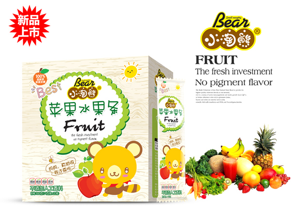 小淘熊蘋(píng)果水果條