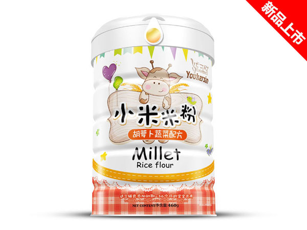 優(yōu)可欣鐵聽(tīng)胡蘿卜蔬菜小米米粉聽(tīng)裝