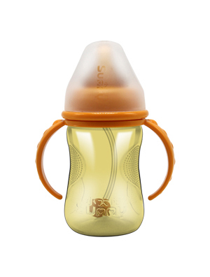 小太陽韓國(guó)進(jìn)口納米銀奶瓶210ML