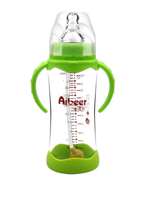 愛(ài)貝爾晶鉆弧形奶瓶300ML