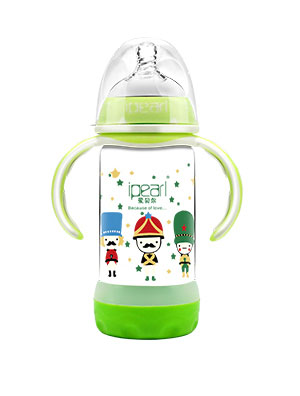 愛(ài)貝爾時(shí)尚防爆玻璃奶瓶210ML