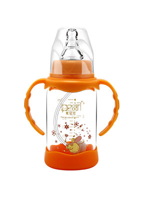 愛(ài)貝爾晶鉆防爆玻璃小奶瓶120ML