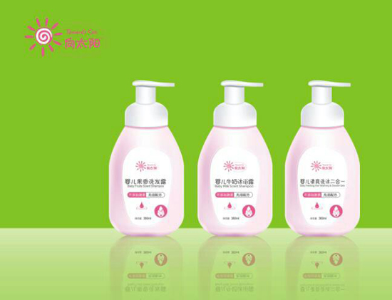 向太陽嬰兒牛奶沐浴露