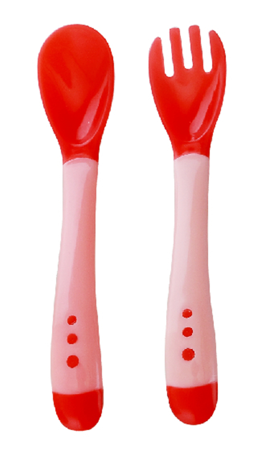 馨菲寶貝硅膠勺叉組合