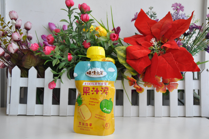 味佳小美嬰幼兒果汁泥蘋果菠蘿