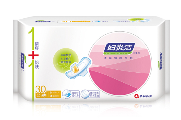 仁和藥業(yè)婦炎潔衛(wèi)生巾-絲薄棉柔30片