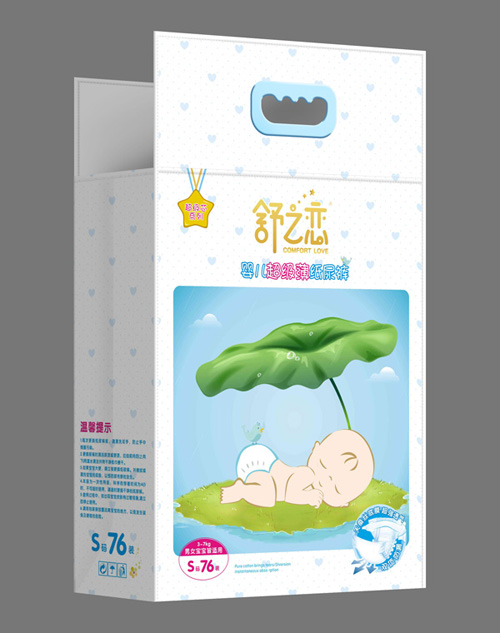 舒之戀嬰兒超級(jí)薄紙尿褲S碼76片