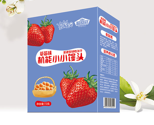 冠軍寶貝超級冠草莓味機能小小饅頭