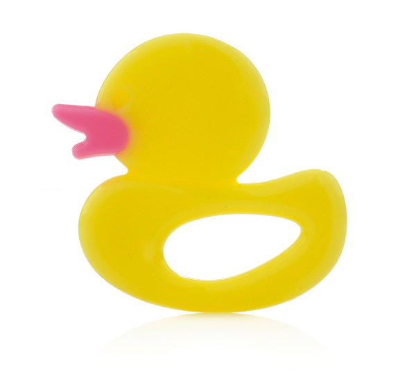 芭芘寶貝嬰兒雙色硅膠牙膠