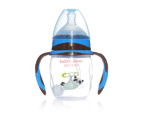 芭芘寶貝PP寬口徑熊貓圖案奶瓶180ml