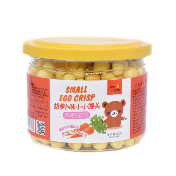 捌月拾伍小小饅頭小熊胡蘿卜味80g.jpg 捌月拾伍小小饅頭小熊胡蘿卜味80g.jpg