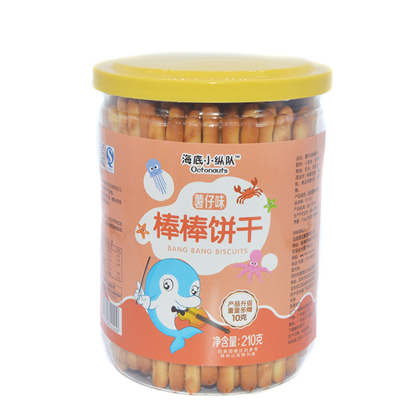 海底小縱隊(duì)棒棒餅干薯仔味210g