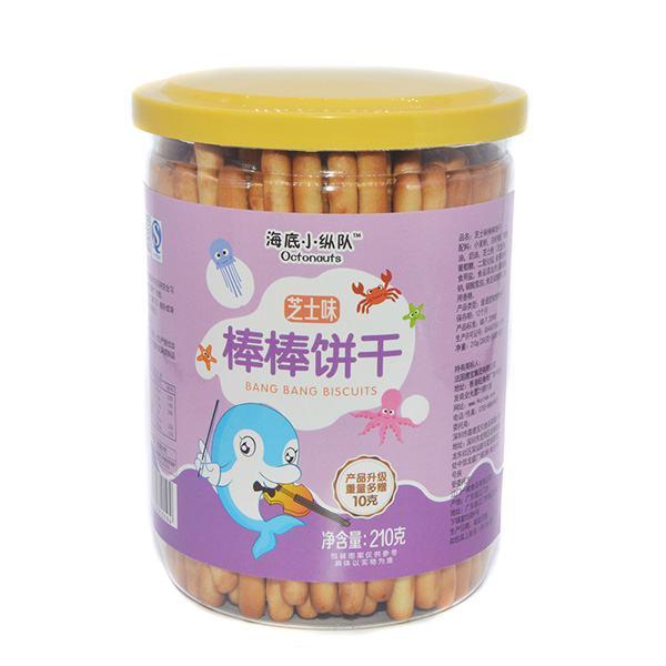 海底小縱隊(duì)棒棒餅干芝士味210g
