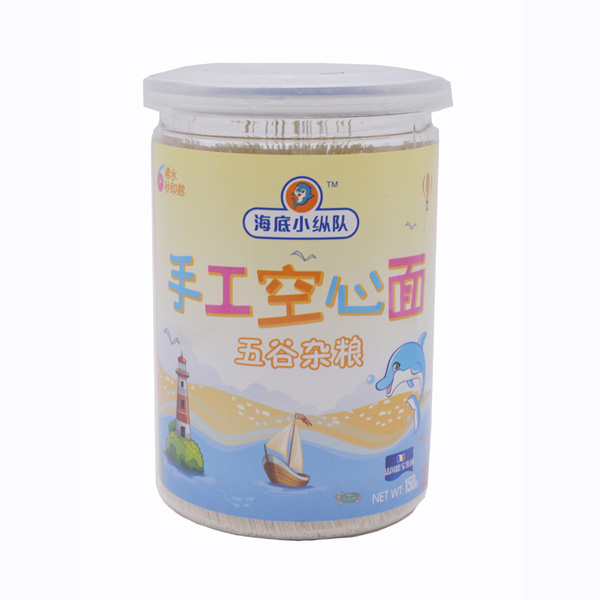 海底小縱隊五谷雜糧空心面罐裝