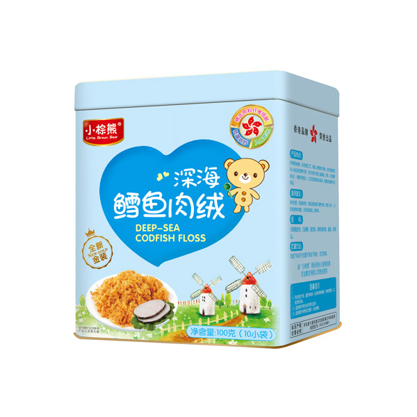 小棕熊深海鱈魚(yú)肉絨鐵罐