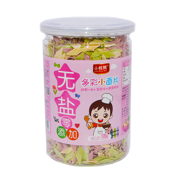小棕熊無(wú)鹽多彩小面片(胡蘿卜+菠菜+甜菜根)