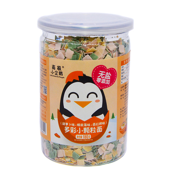 南極小企鵝無(wú)鹽顆粒面胡蘿卜味+螺旋藻味+西紅柿味