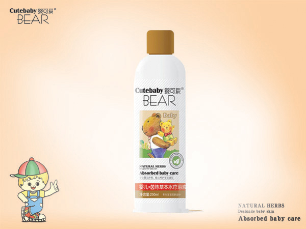 嬰可愛(ài)嬰兒茵陳草本水療浴液250ml