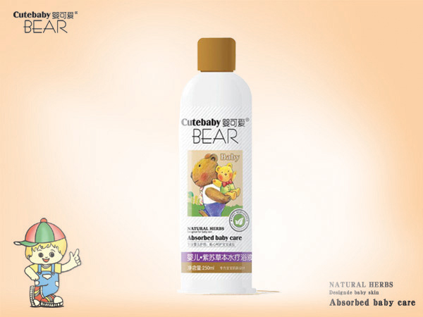 嬰可愛(ài)嬰兒紫蘇草本水療浴液250ml