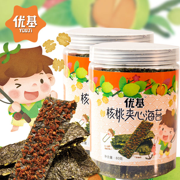 優(yōu)基核桃?jiàn)A心海苔罐裝80克.jpg 優(yōu)基核桃?jiàn)A心海苔罐裝80克.jpg