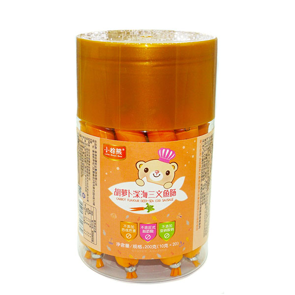 小棕熊胡蘿卜深海三文魚腸高蓋