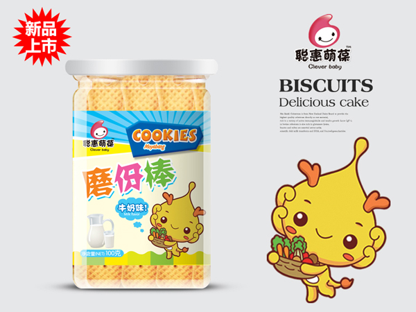聰惠萌葆磨伢棒-牛奶味