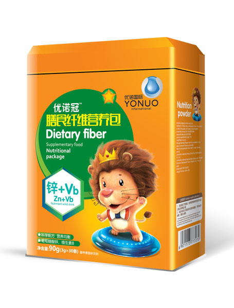 優(yōu)諾冠膳食纖維鋅+VB營(yíng)養(yǎng)包